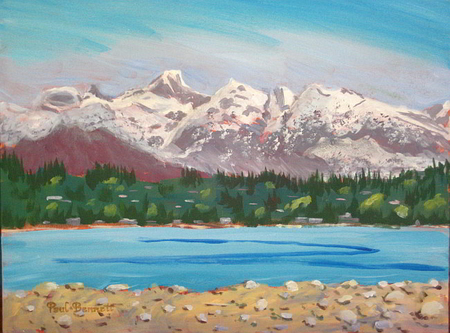Mt. Churchill from Quadra Island